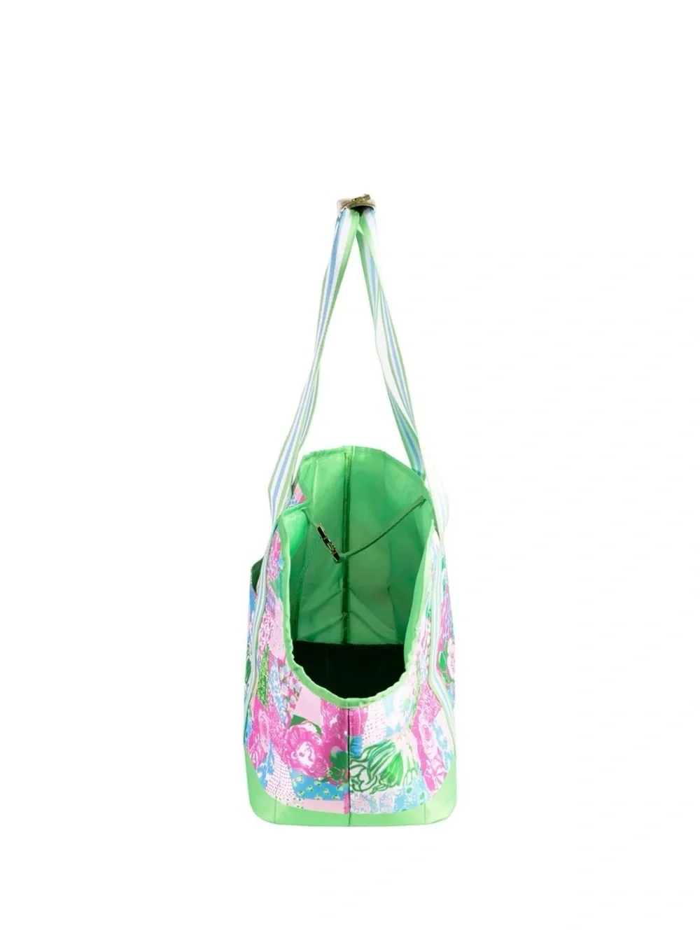 Lilly Pulitzer crazy quilt pet carrier. NWT